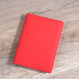 Leather Ring-Bound Notebook
